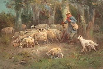 unknow artist Sheep 108 china oil painting image